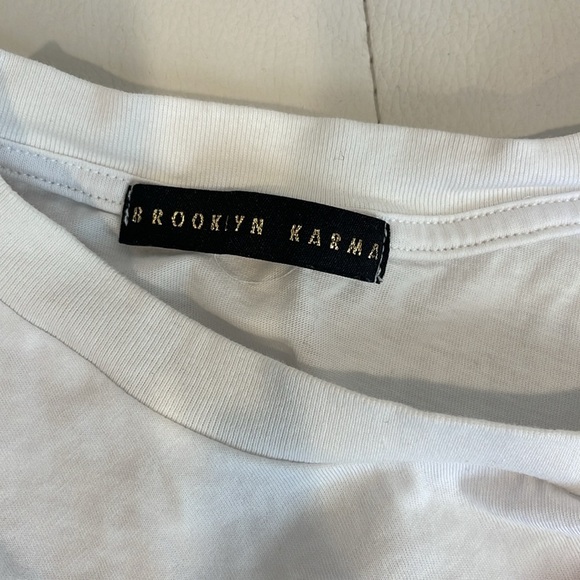 White Crop Top by Brooklyn Karma - Picture 4 of 5